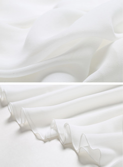 White Sleeveless Lace Maxi Dress
