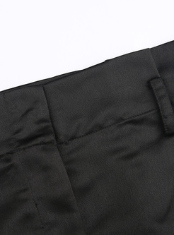 Black High Waist Bodycon Skirt