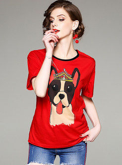 Red Dot Design Short Sleeve T-shirt