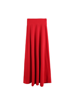 Stylish High Waist Long Skirt