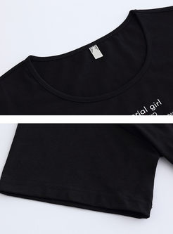 Fashion Print Plus Size T-shirt 