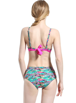 Ethnic Print Swimsuits For Women Bikini