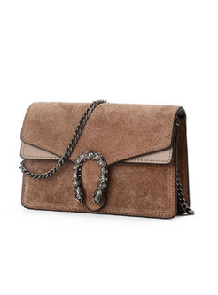 Stylish Leather Stitching Scrub Handbag & Crossbody Bag