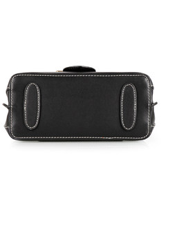 Stylish PU Zippered Top Handle & Crossbody Bag