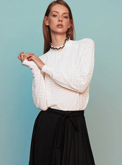 Turtle Neck Long Sleeve Slim Pullover Bottoming Sweater