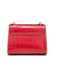 Stylish Red All Matched Clasp Lock Crossbody Bag