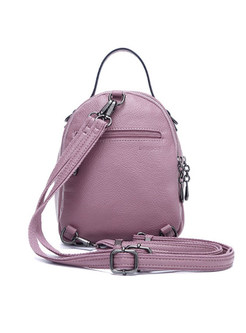 Stylish Zipper Pocket Top Handle & Backpack