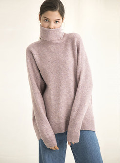 High Neck Loose Warm Bottoming Sweater