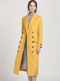 Fashion Double-sided Woolen Cashmere Overcoat