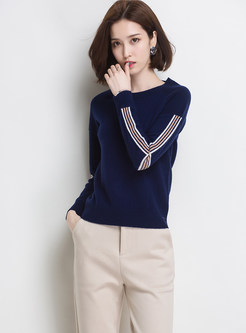 O-neck Pullover Easy-matching Bottoming Sweater