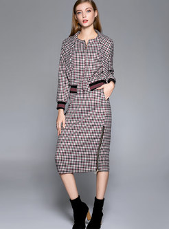 Two-piece Outfits | Two-piece Outfits | Stylish Turn-down Collar Coat ...