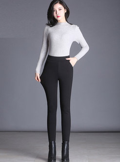 Brief Casual Easy-matching Slim Pencil Pants