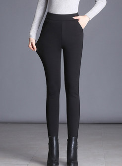 Brief Casual Easy-matching Slim Pencil Pants