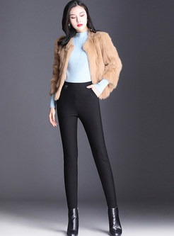 Casual Cashmere Thermal High Waist Leggings Pants