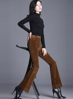 Trendy Plus Velvet Thick Easy-matching Pants