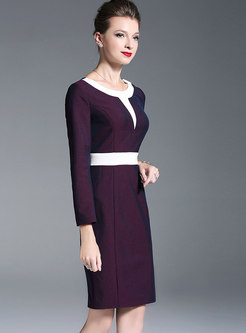 Autumn Trendy Long Sleeve Bodycon Knitted Dress