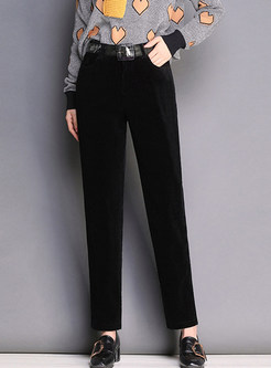 Fashion Easy-matching Corduroy Slim Harem Pants