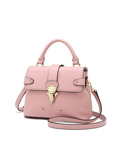 Trendy All-matched Clasp Lock Crossbody Bag