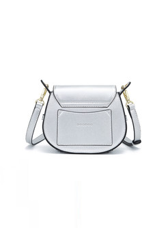 Trendy Solid Color Easy-matching Crossbody Bag