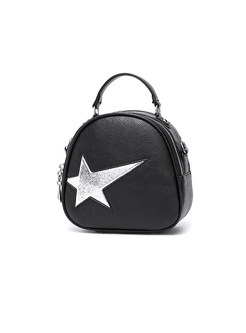 Chic Star Print Handbag & Crossbody Bag