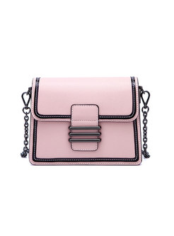 Stylish Color-blocked Accordion Easy-matching Tote & Crossbody Bag