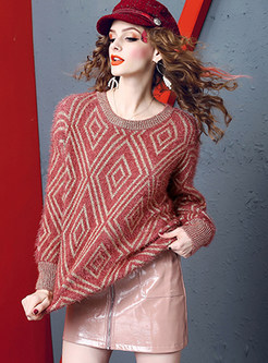 Casual Loose Pullover Long Sleeve Sweater