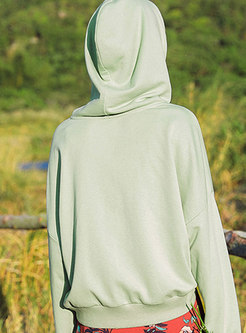 Fashion Hooded All-matched Loose Short Hoodies