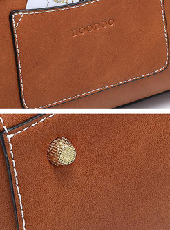 Stylish PU Caramel Chain Crossbody Bag With Magnetic Lock