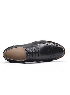 Vintage Genuine Leather Lace Up Oxford