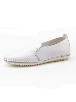 Casual Daily Round Toe Flat Loafers
