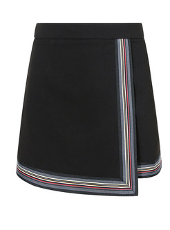 Casual Color-blocked Asymmetric All Match Shorts