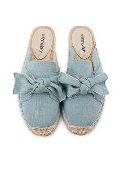 Casual Ox-tendon Sole Bowknot Daily Slipers