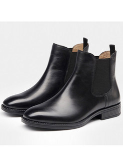 Classic Genuine Leather Ankle Boot 