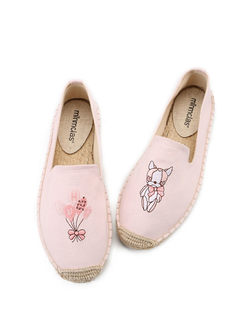 Cute Pattern Breathable Fisherman Shoes