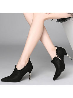 Stylish Pointed Head Leather Shoes