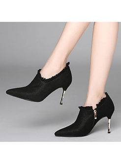 Stylish Pointed Head Leather Shoes