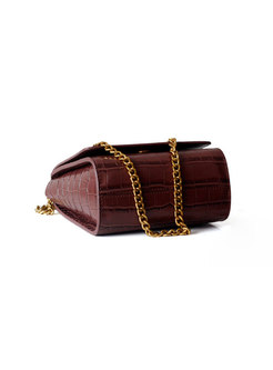 Fashion Vintage Bead Striped Top Handle Bag