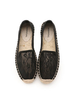 Black Lace Fisherman Spring/Fall shoes