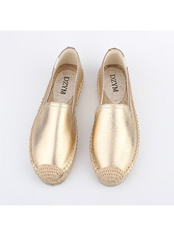 Casual Women Genuine Leather Flat Daily Loafers