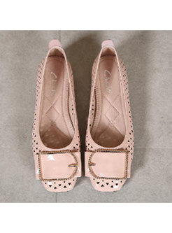 Casual Round Toe Hollow Out Daily Shoes