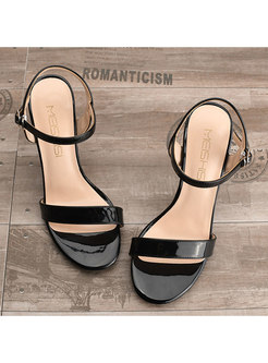 Brief Women Summer Thin Heel Breathable Sandals