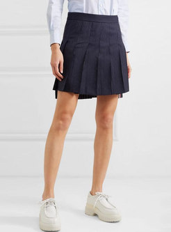 Chic High Waist All-matched Slim A Line Skirt