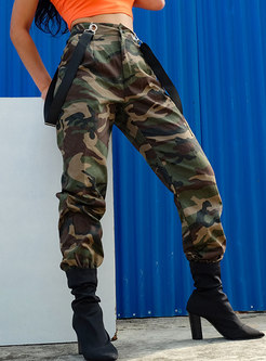 Casual Camouflage Street Personality Cargo Pants