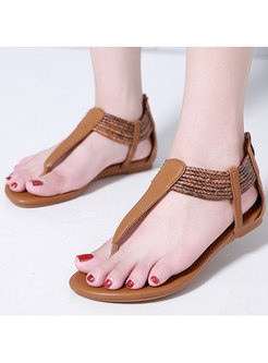 Bohemian Women's Plus Size Comfort Sandals