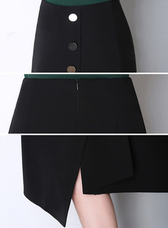 Anomalistic Solid Color Women's A-Line Skirts