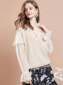 Sweet Perspective Dot Loose Blouse