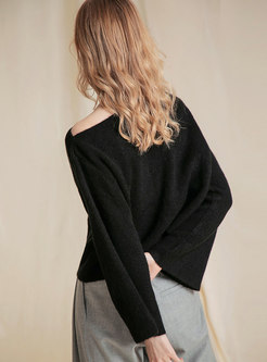 Pure Color Loose All-matched Sweater