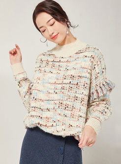 Half Turtleneck Loose Pullover Sweater