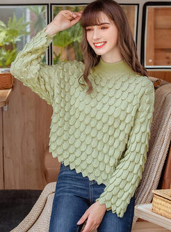 Sweet Long Sleeve Pullover Loose Sweater