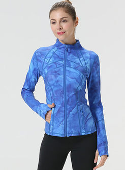 Stand Collar Slim Quick-drying Sport Jacket